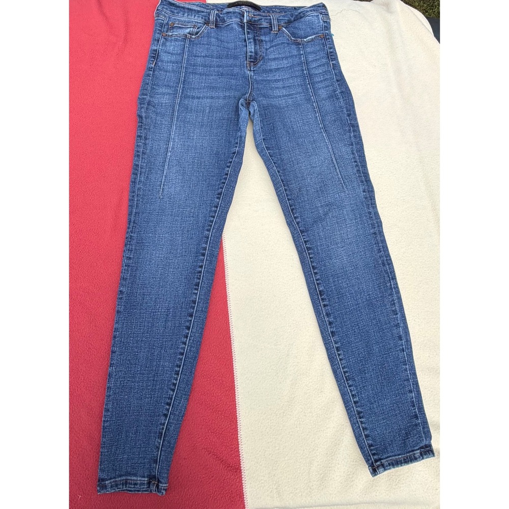 Liverpool‎ Los Angeles The Skinny Jeans Blue Front Seam Denim Pants Size 10/30